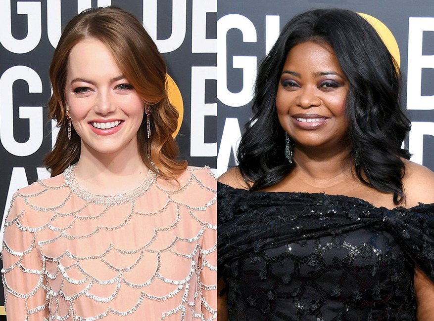 Emma Stone, Octavia Spencer, 2019 Golden Globe Awards, Golden Globes